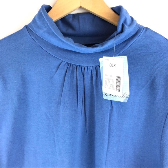 Liz & Me Essentials Turtleneck Knit Top Womens 14W - Picture 3 of 4